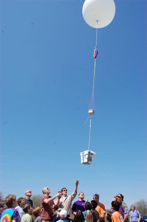 Example Near Spacecraft