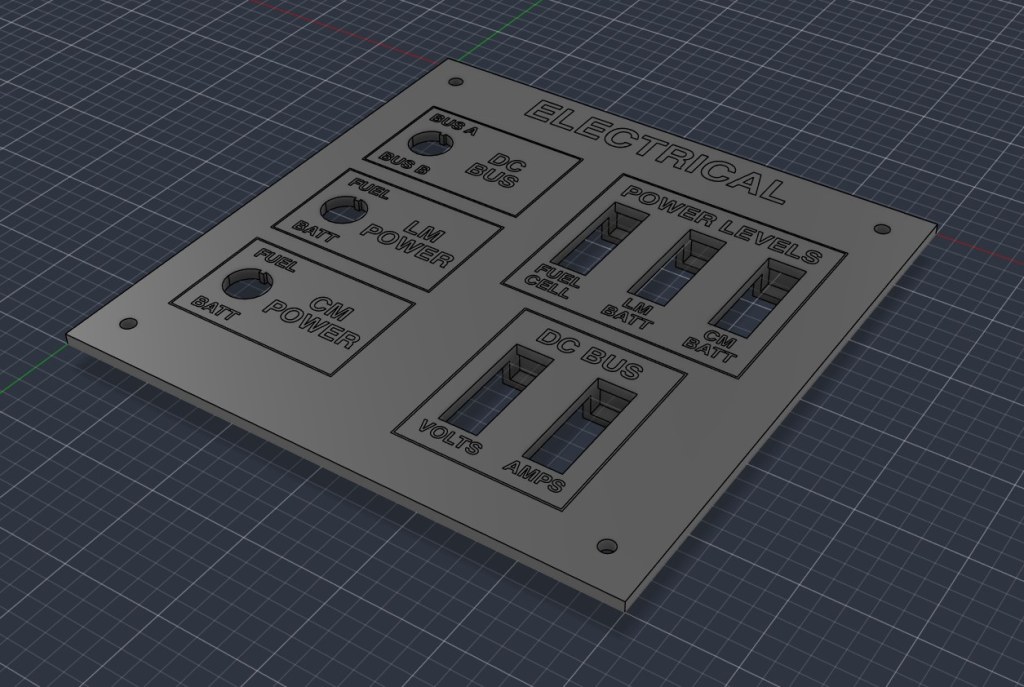 Apollo Simulator 3D Printed&nbsp;Panels