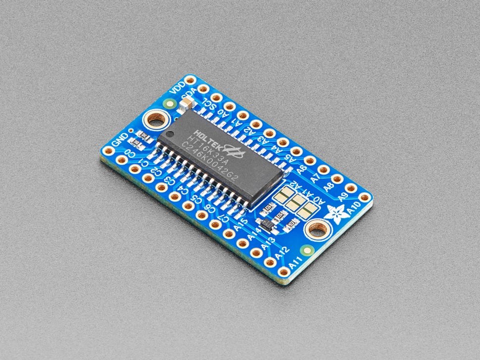 Adafruit HT16K33 LED matrix driver backpack