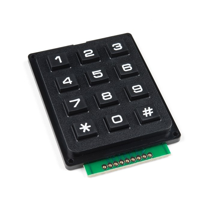 12-button numeric keypad